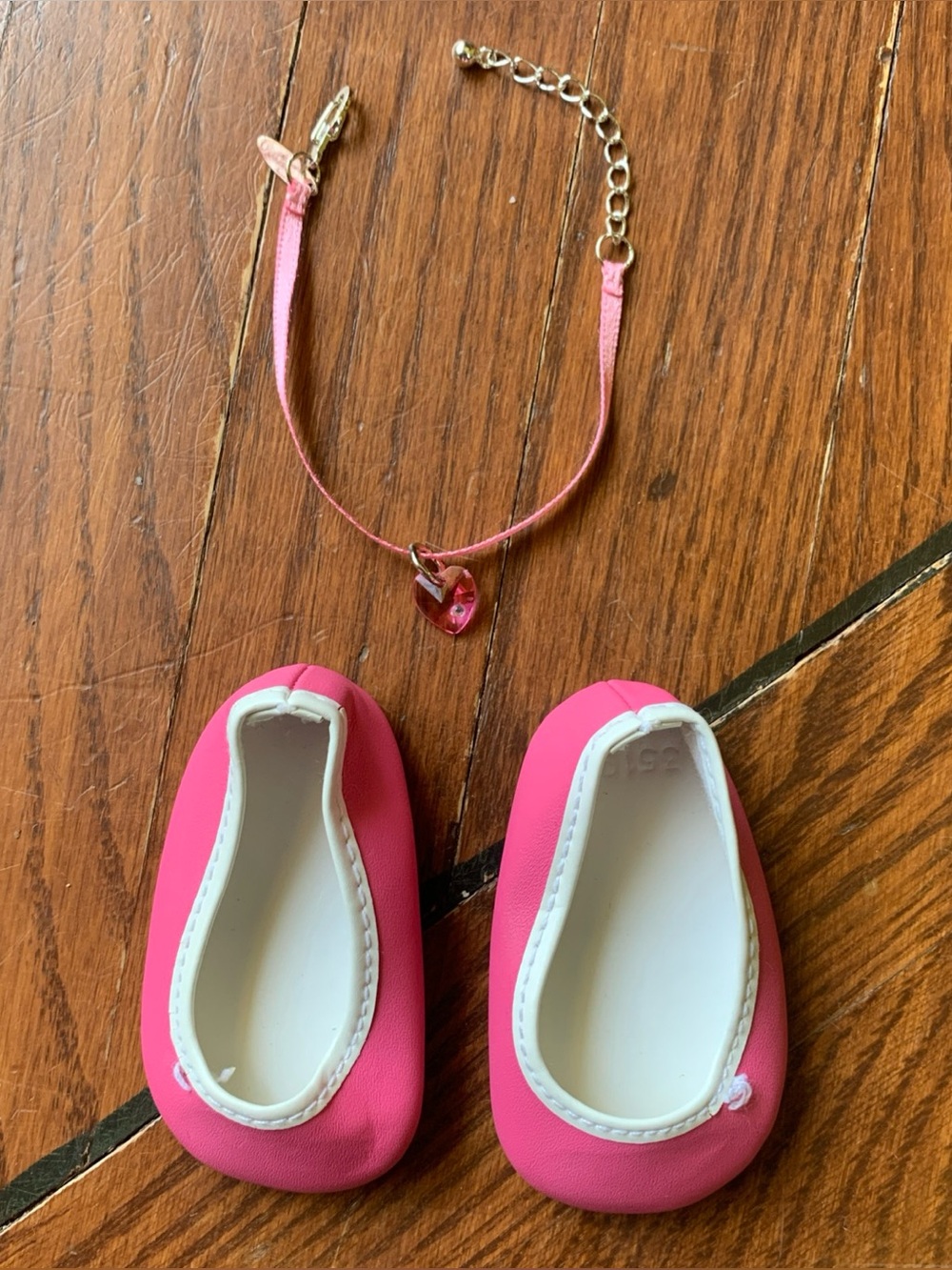 American Girl Heart Dress Necklace and Shoes